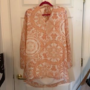 BCBGeneration Pink and white shift dress